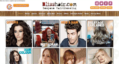 Desktop Screenshot of blisshair.com